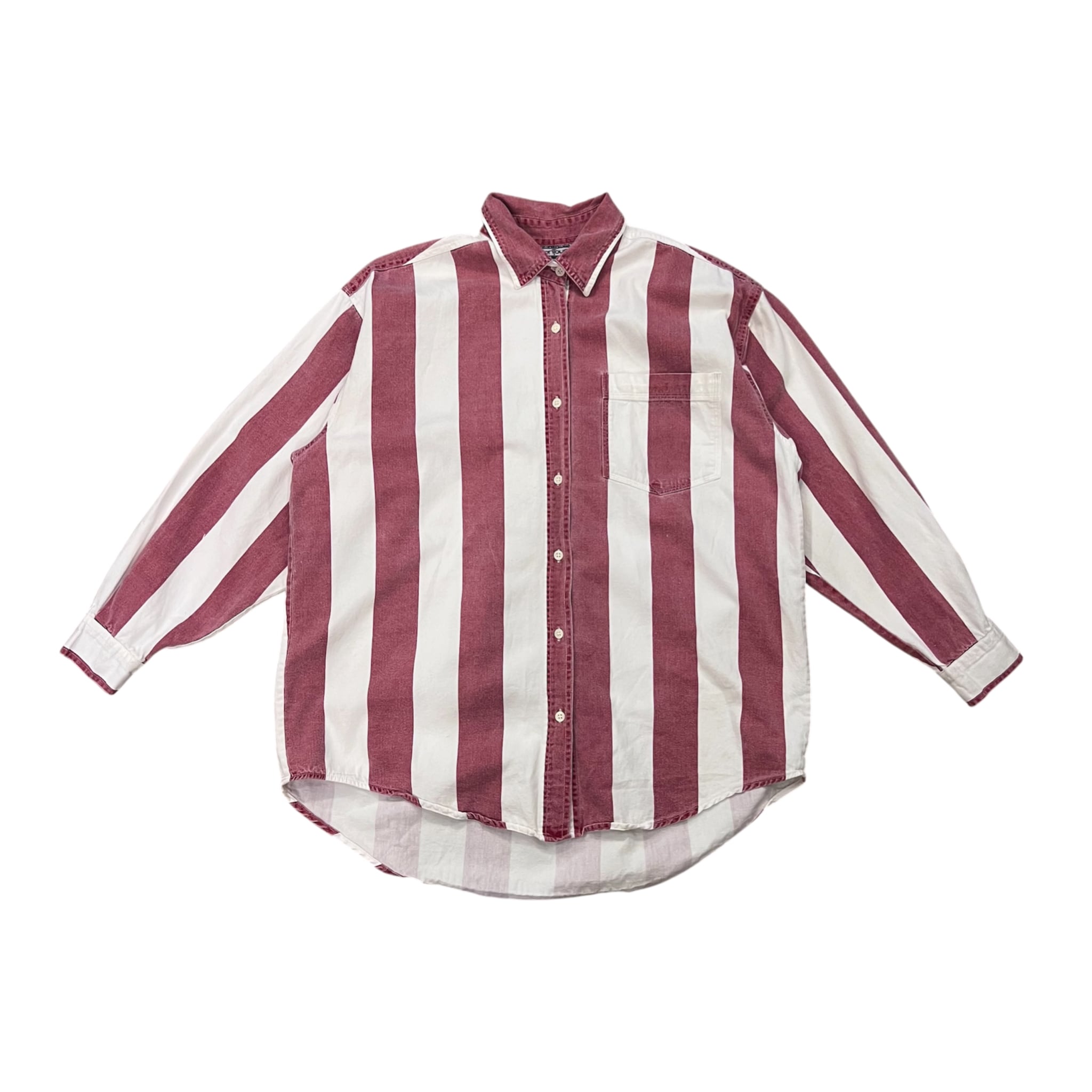 Bonjour Stripe Cotton Shirt