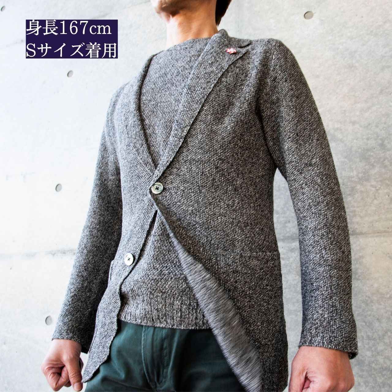 予約割 5%OFF(5/31まで)】リネンハニカムニットジャケット/ムーン