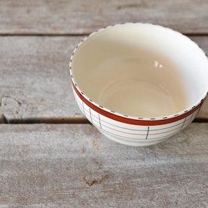 British Anchor Sugar Bowl / 手描きのデザインが可愛いイギリス製のシュガーボウル / 2212H-007