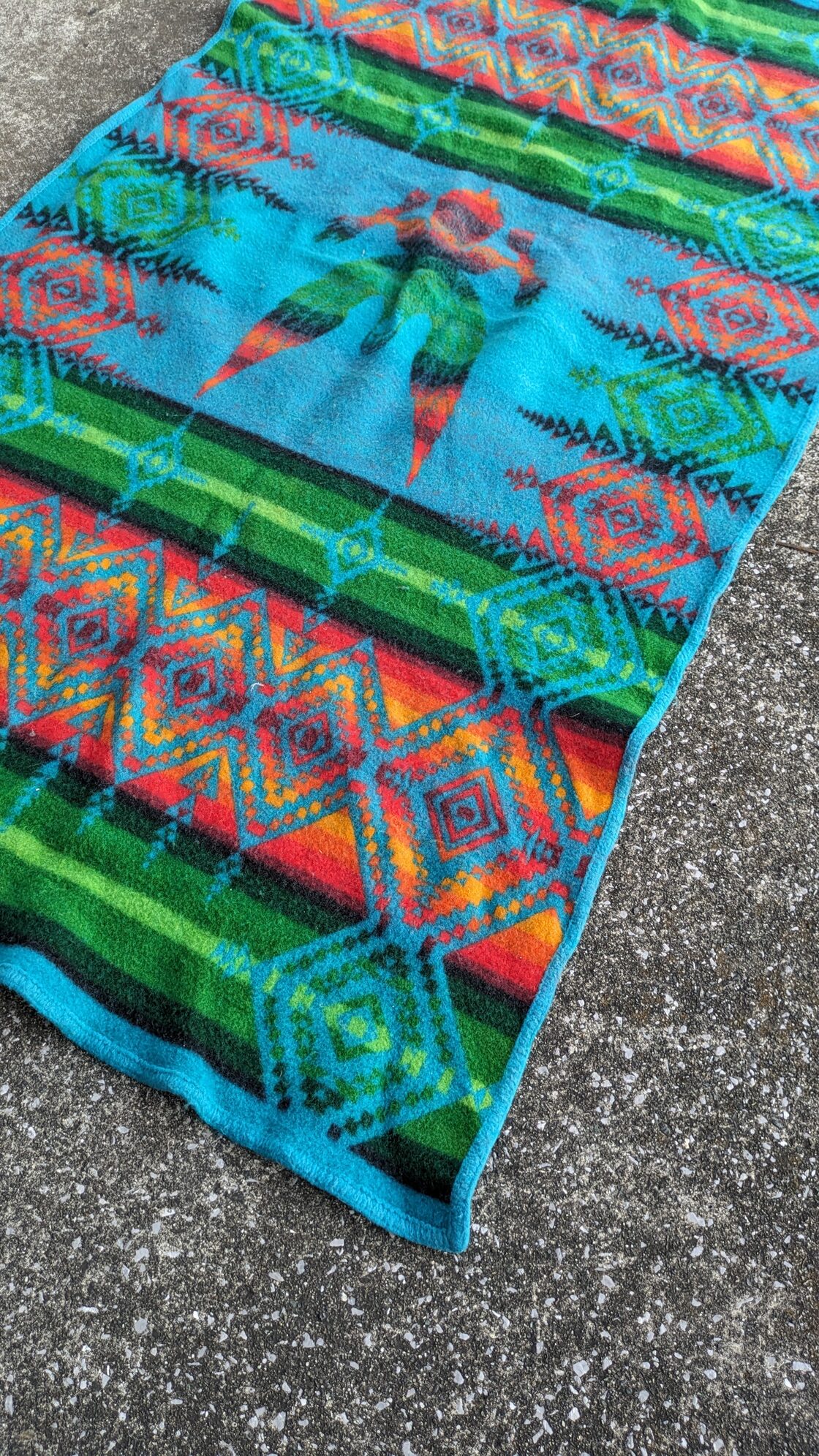 Vintage BeaverState Pendleton Wool Rug Native Blanket USA 