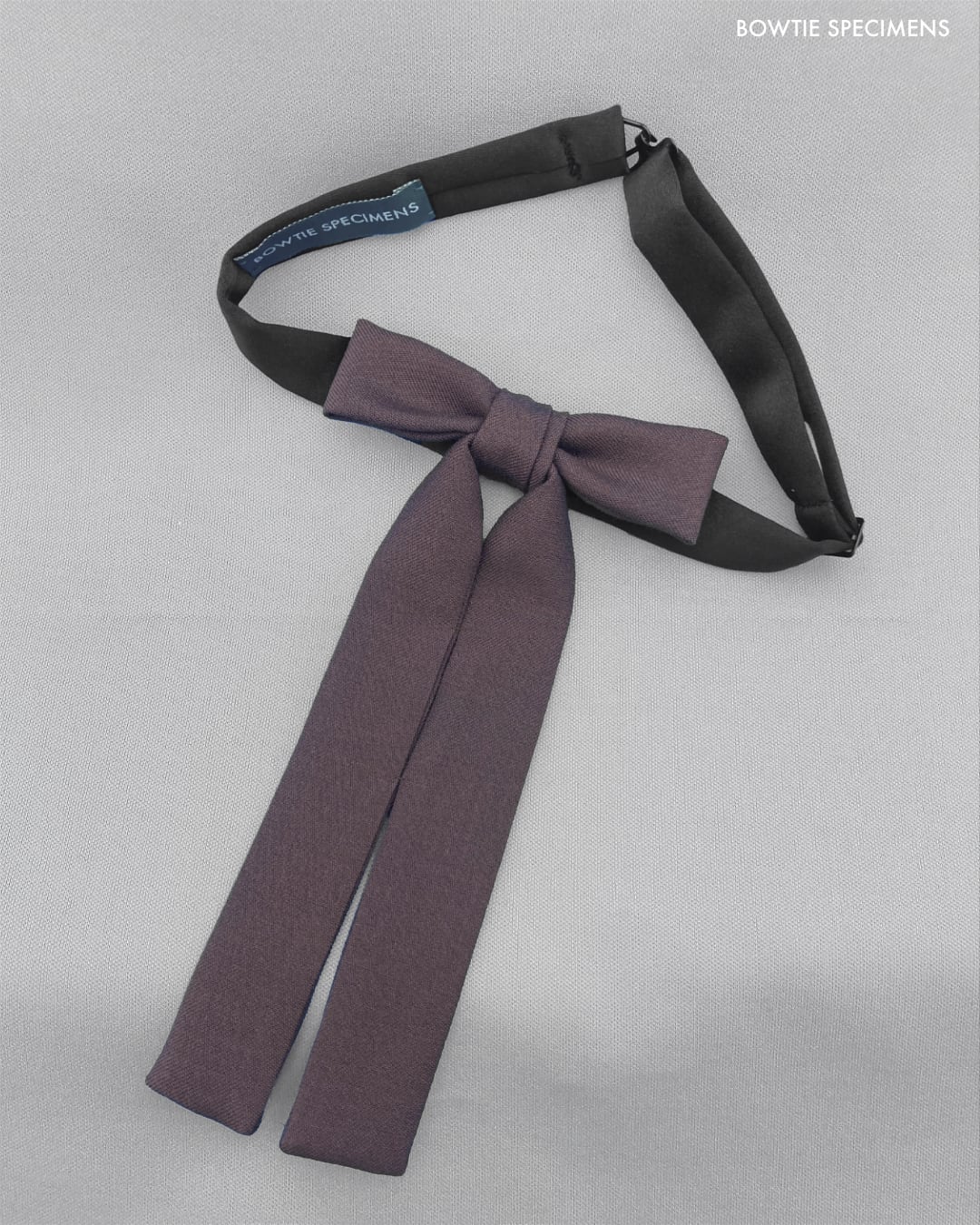 ボウタイ 蝶ネクタイ ウエスタン・スクエアエンド (あずき色) 作り結び