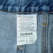 【Carhartt】カーハート"B73DST" ダブルニー ペインター デニムパンツ