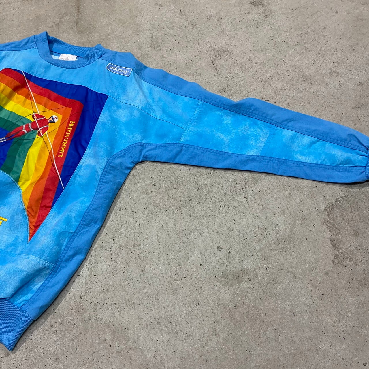 80s adidas ヴィンテージシャツ adidas（アディダス） タグ付き ヴィンテージ 80s ゲームシャツ プル