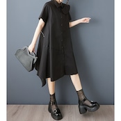 アシンメトリー ライン切り替え ワンピース 30180