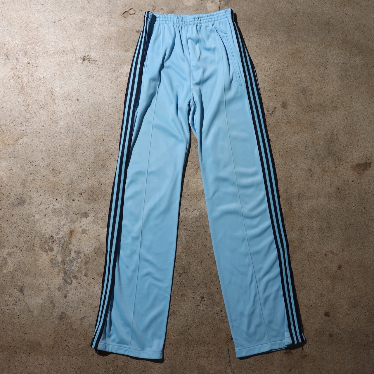 極美品 XL 70s adidas Ventex トラックスーツ アディダス ジャージ 水色