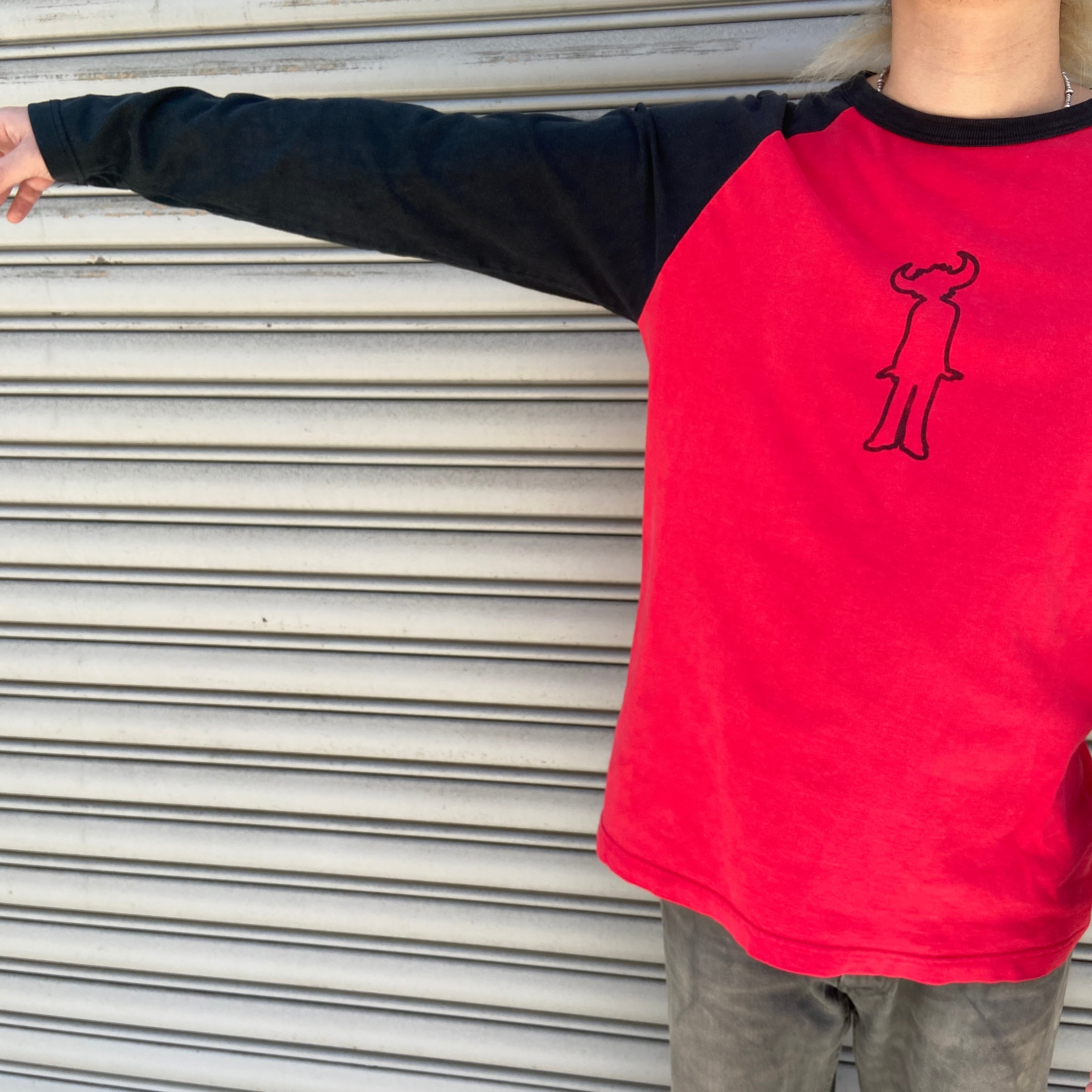 00s Levi's ジャミロクワイ ラグランスリーブTシャツ ツートン M