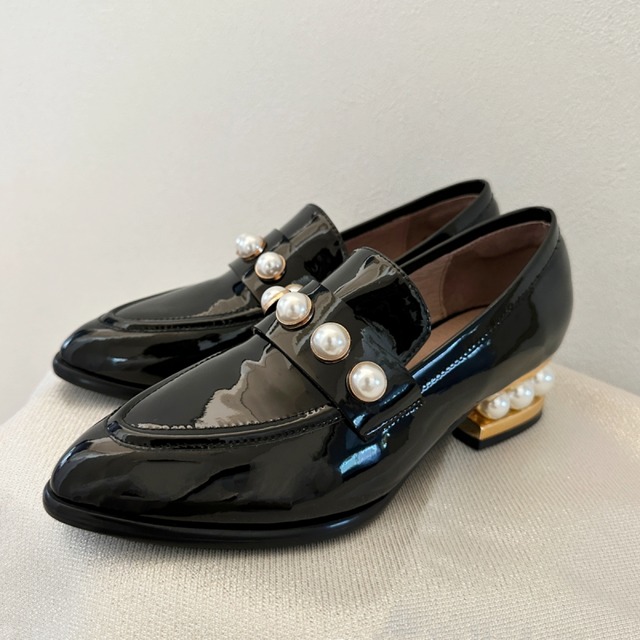 Pearl design loafers　M4878