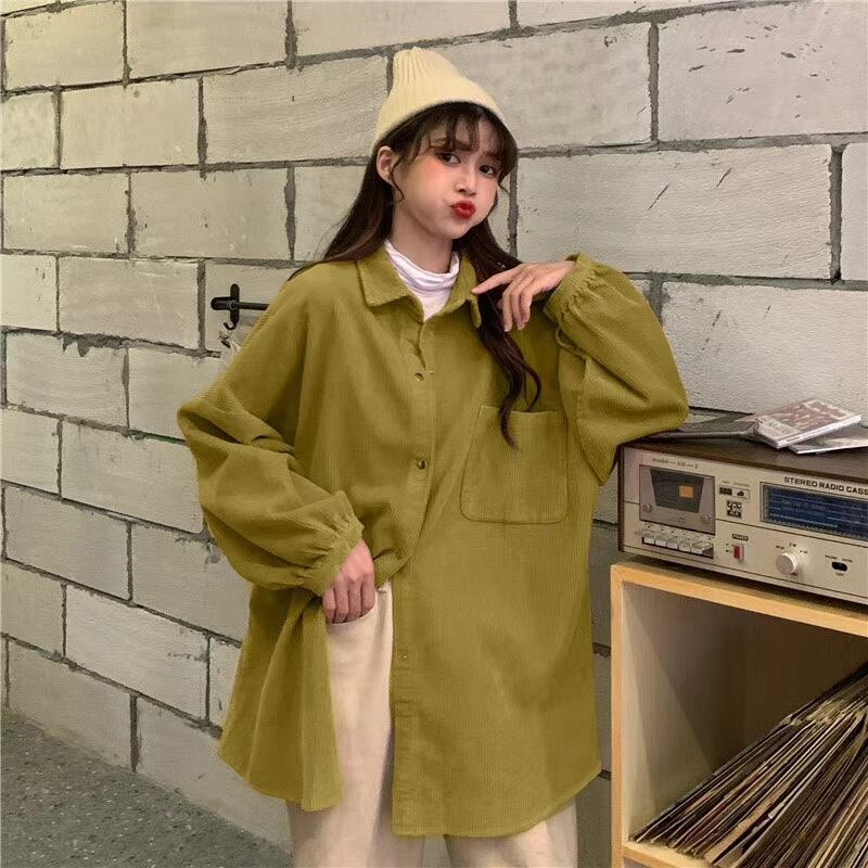 コーデュロイ オーバーシャツ　AJ33167-5098