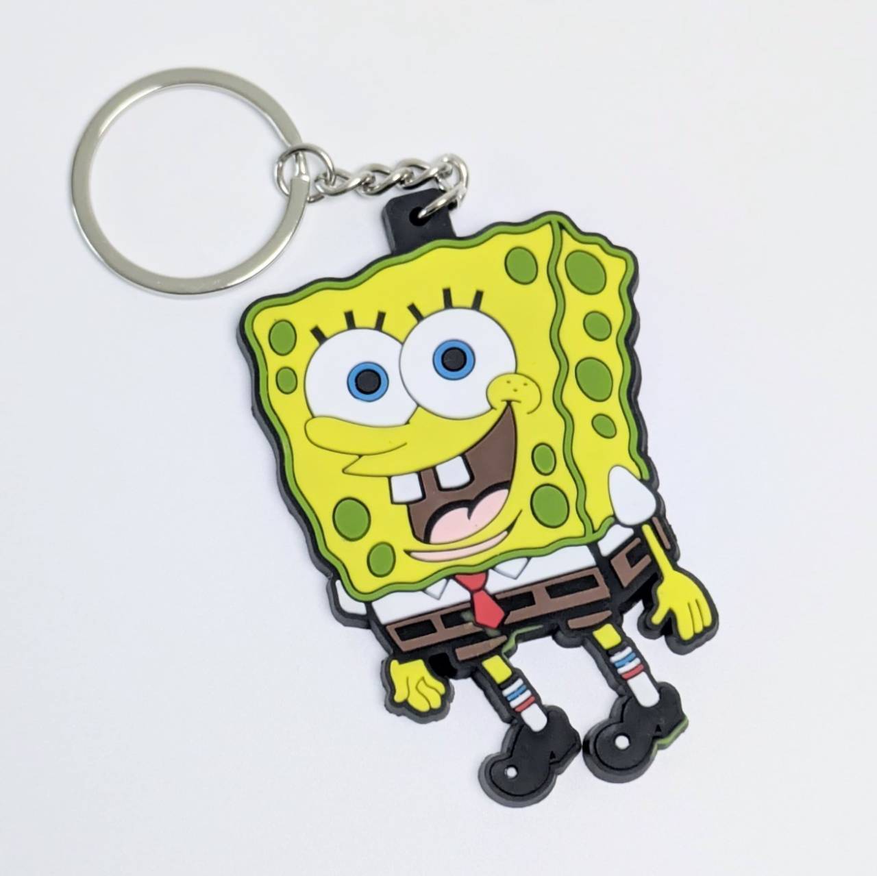 送料無料！ ★ラバーキーホルダー★ 【 SpongeBob SquarePants （ スポンジボブ ）】 〚アメリカン雑貨 アメトイ〛