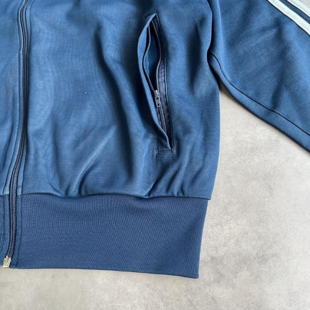 アディダス トラックジャケット ベッケンバウアー 古着 紺 XL 16111