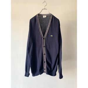 -LACOSTE- line design cardigan