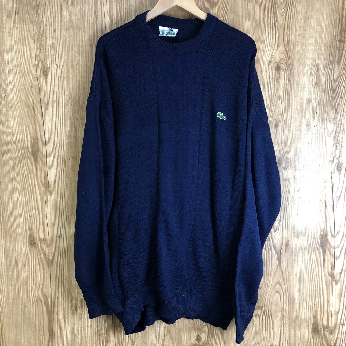 ☆フランス製 70s VINTAGE LACOSTE ニット セーター メンズLサイズ 