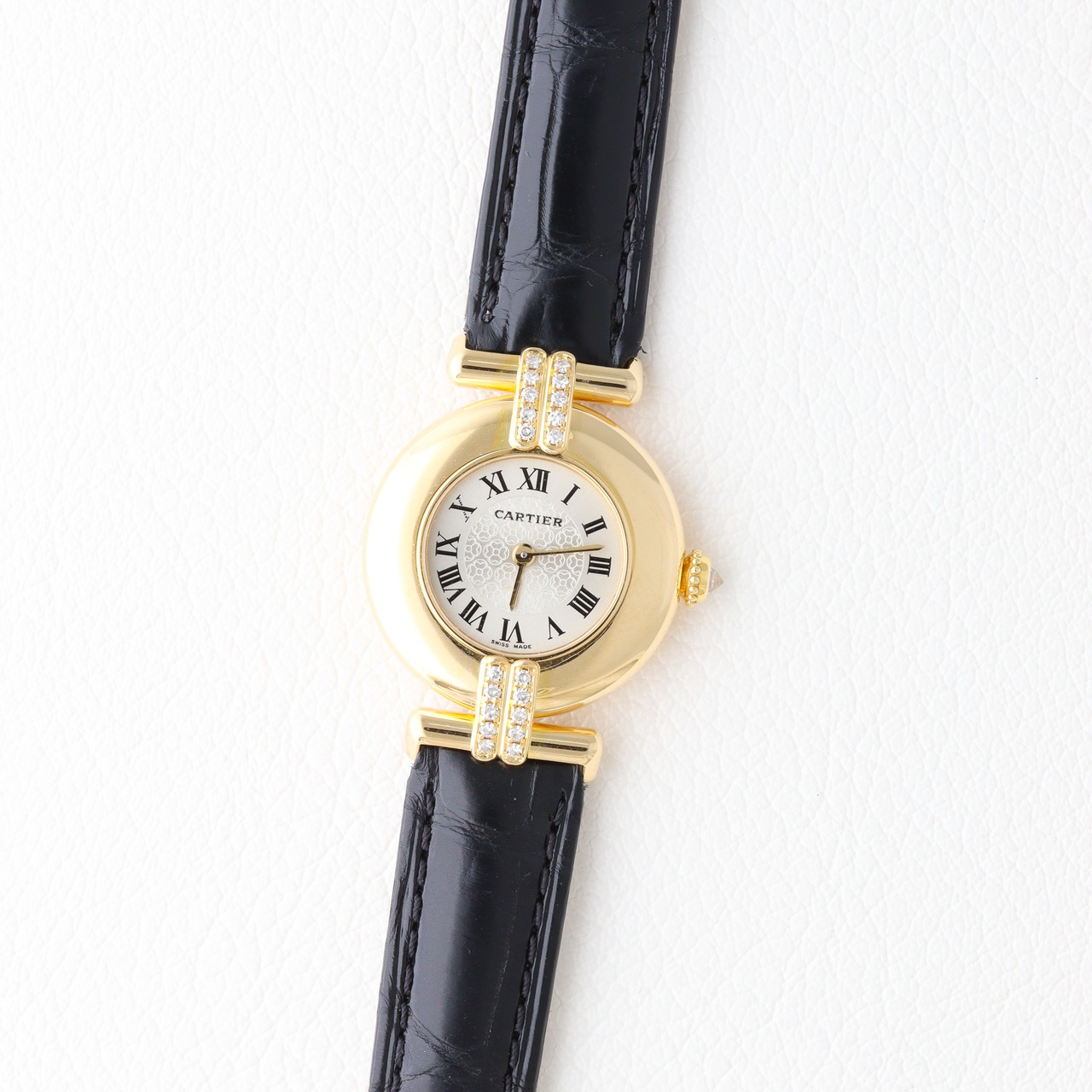 カルティエ コリゼ ダイヤモンド レザー