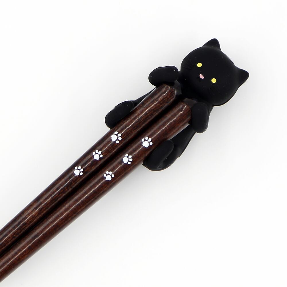 猫箸 名入れ ギフト LXX 箸セット 猫の箸 & だっこ猫 箸置き 専用BOX