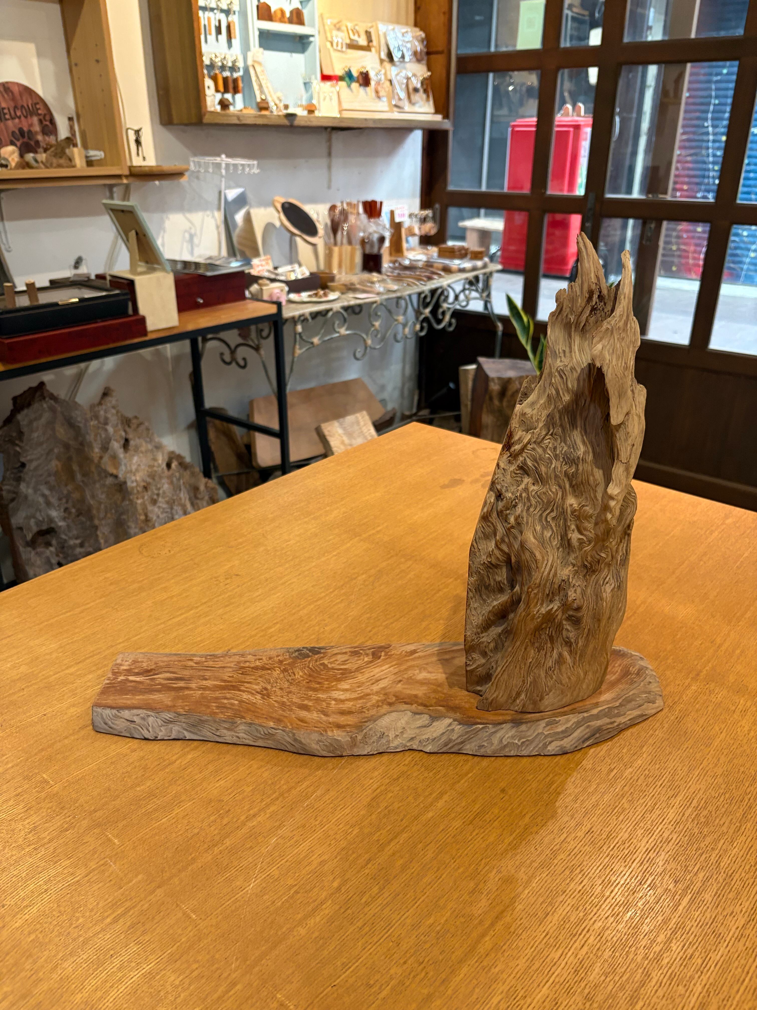 屋久杉小物、板材、花台、オブジェ