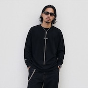 I DESIGN HEARTBEAT ロングスリーブT(Black)