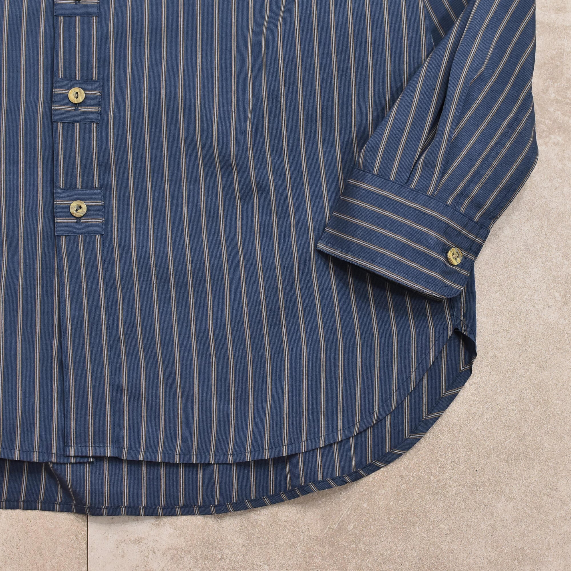 Jean Louis Fradet stripe BD shirt | 古着屋 grin days memory 【公式