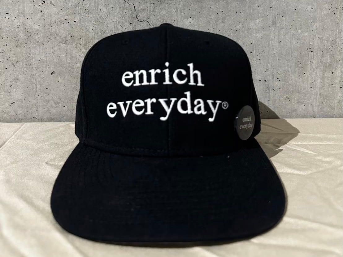 2025年 7月中発送予定）予約商品  everyday FlatVisor CAP／ブラック ３デザイン（OTTO フラットバイザー）