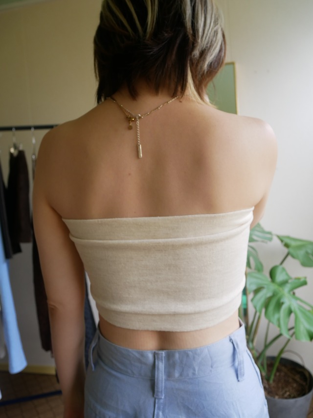 70s-80s Euro Vintage Knit Tube Top