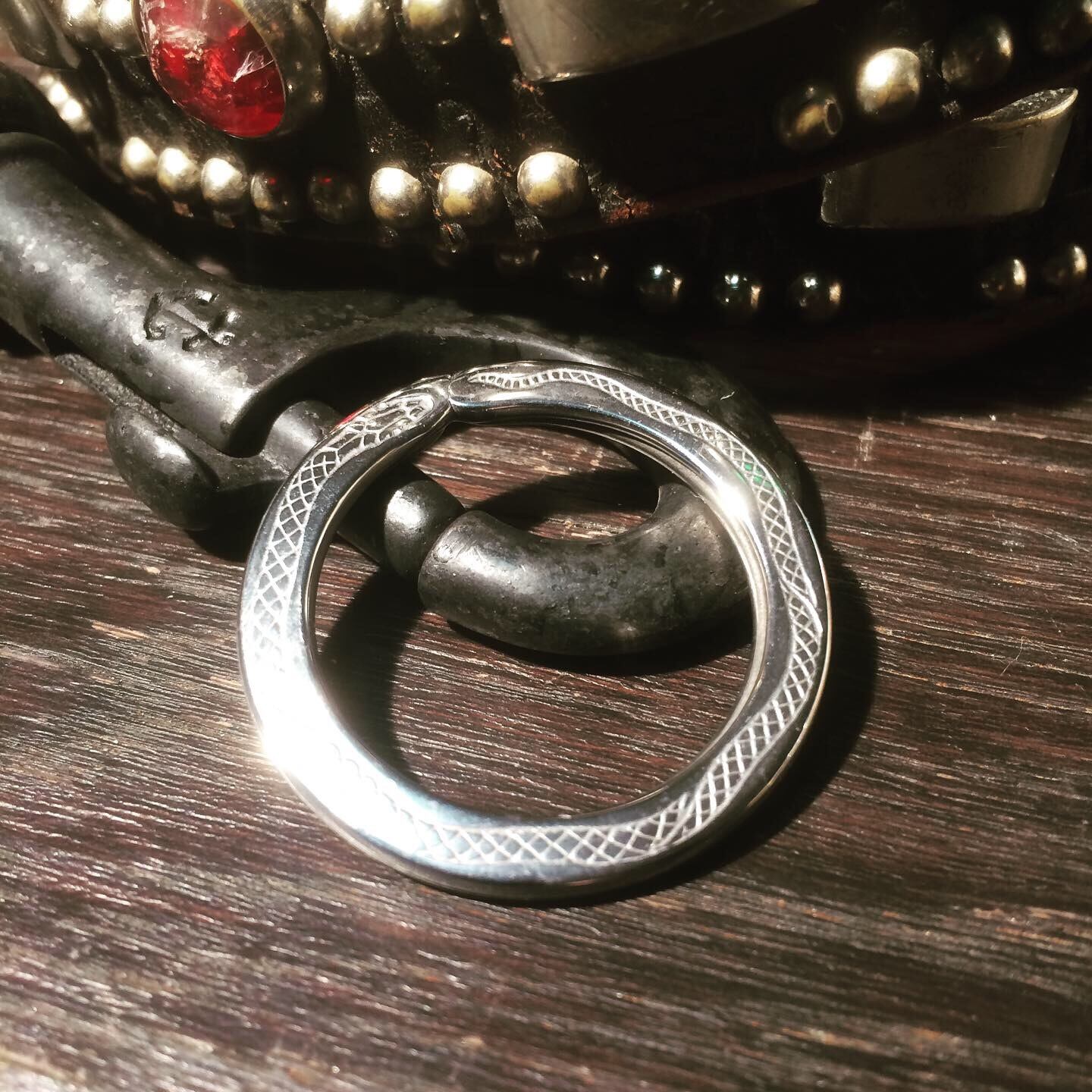 SWEET ORR キーリング 1920s〜 スネーク柄 ビンテージ