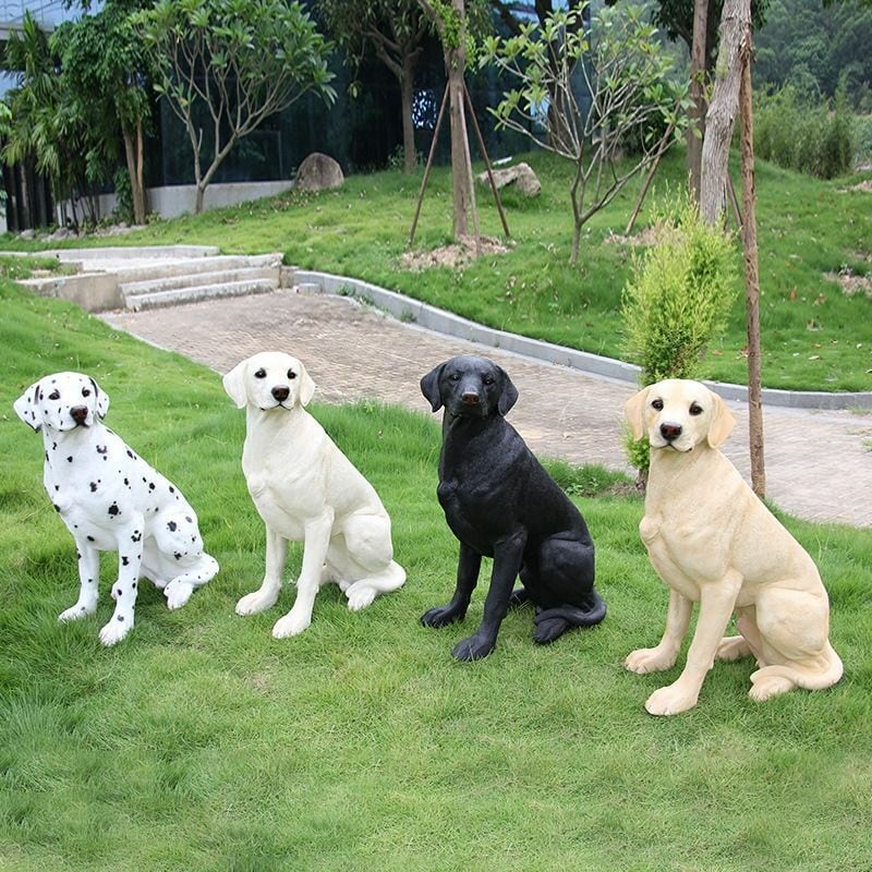 オブジェ 犬 リアル 直径73cm おしゃれ かわいい インテリア 屋内 屋外