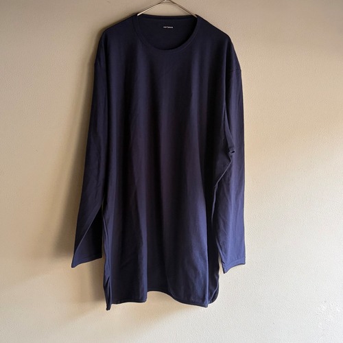 monSakata  〈 杢天竺〉men'ｓくるん長袖　ネイビー　#107
