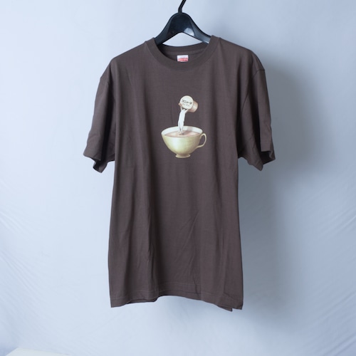 猫Tシャツ - スニャータ-【size:L】チャコール t15 猫Tシャツ - スニャータ-【size:L】チャコール t15
