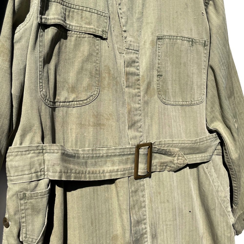 USARMY] Vintage HBT military all-in-one jumpsuit [1940s-] Vintage