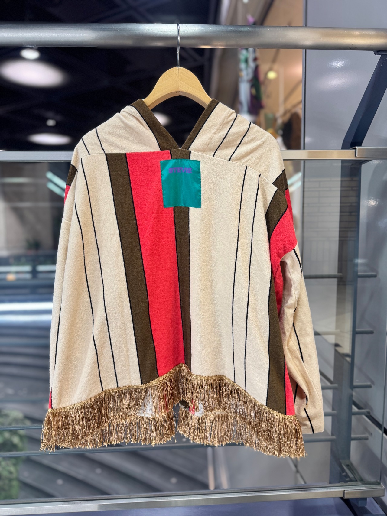 【STEVIE 】PILE STRIPE GOWN