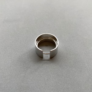 H Ring Silver