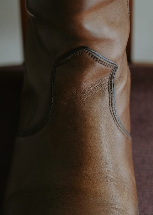 90-00's CHRISTOPHE LEMAIRE leather pecos boots