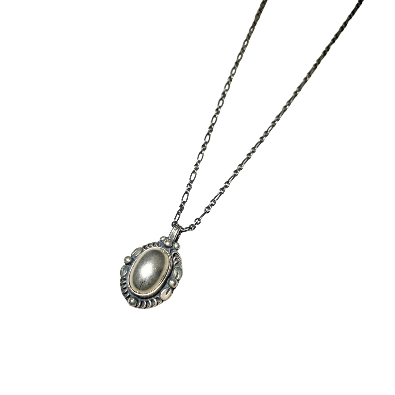 1995's GEORG JENSEN silver year pendant necklace