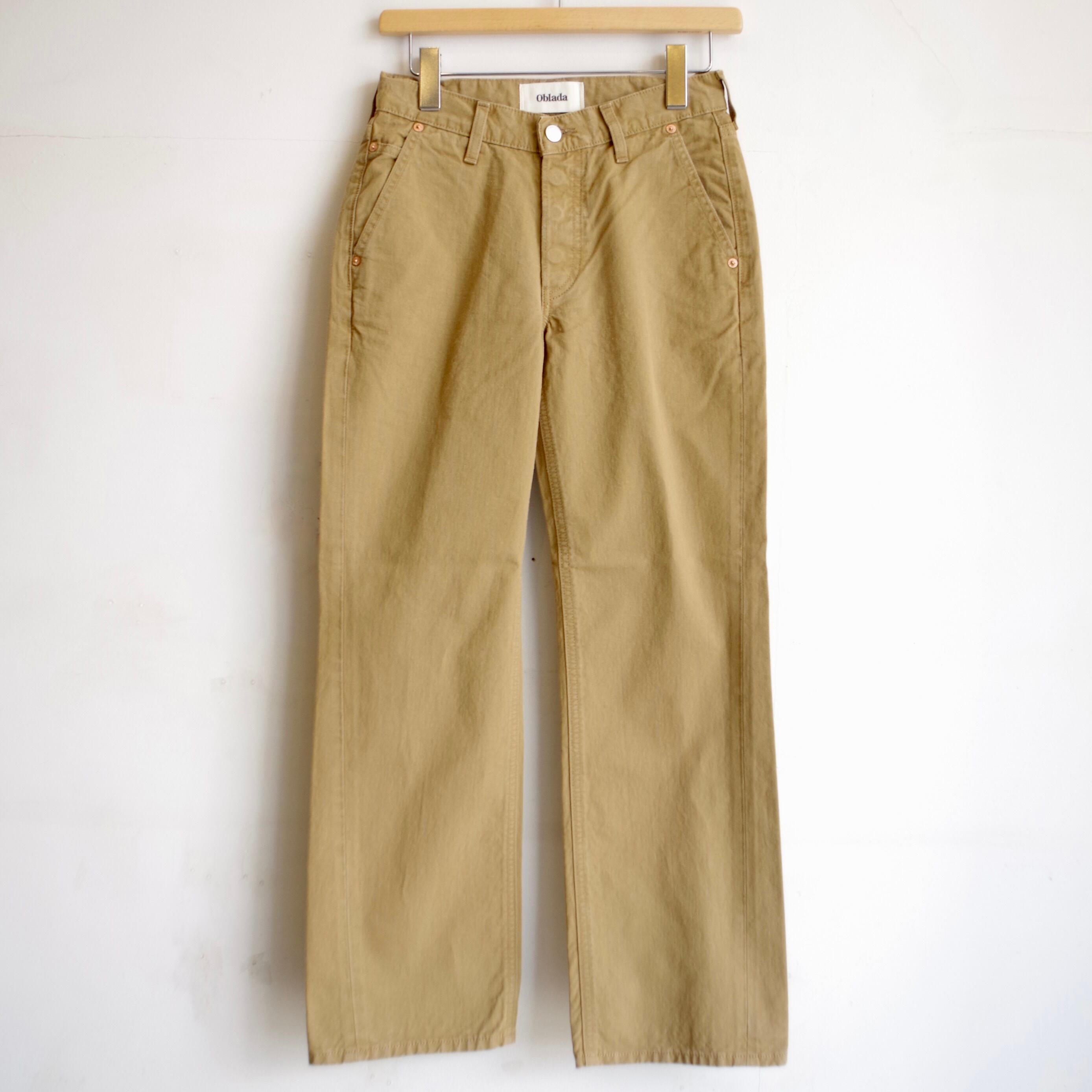 Oblada SEVIGNY PANTS ベージュ M Oblada SEVIGNY PANTS | 1F Store