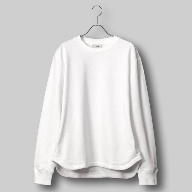 グレインズドレススウェットシャツ / Grains Dress Sweatshirt #WHITE