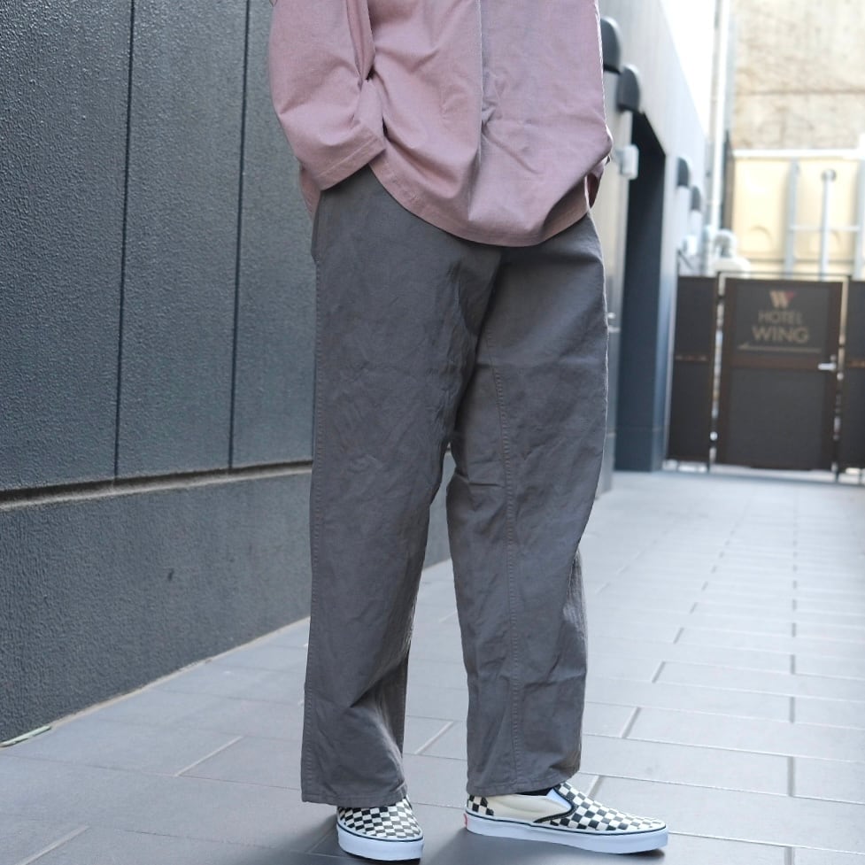 TUKI(ツキ) / trousers G/D -german gray-(0196) | PAY ID