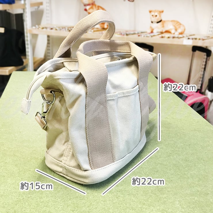仕切りポーチ付きミニトート 概要 （SALE30％OFF】Rename
