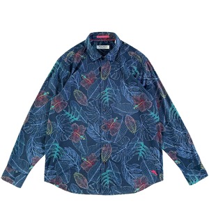 USED Long Sleeves Aloha shirt / Tommy Bahama / size L