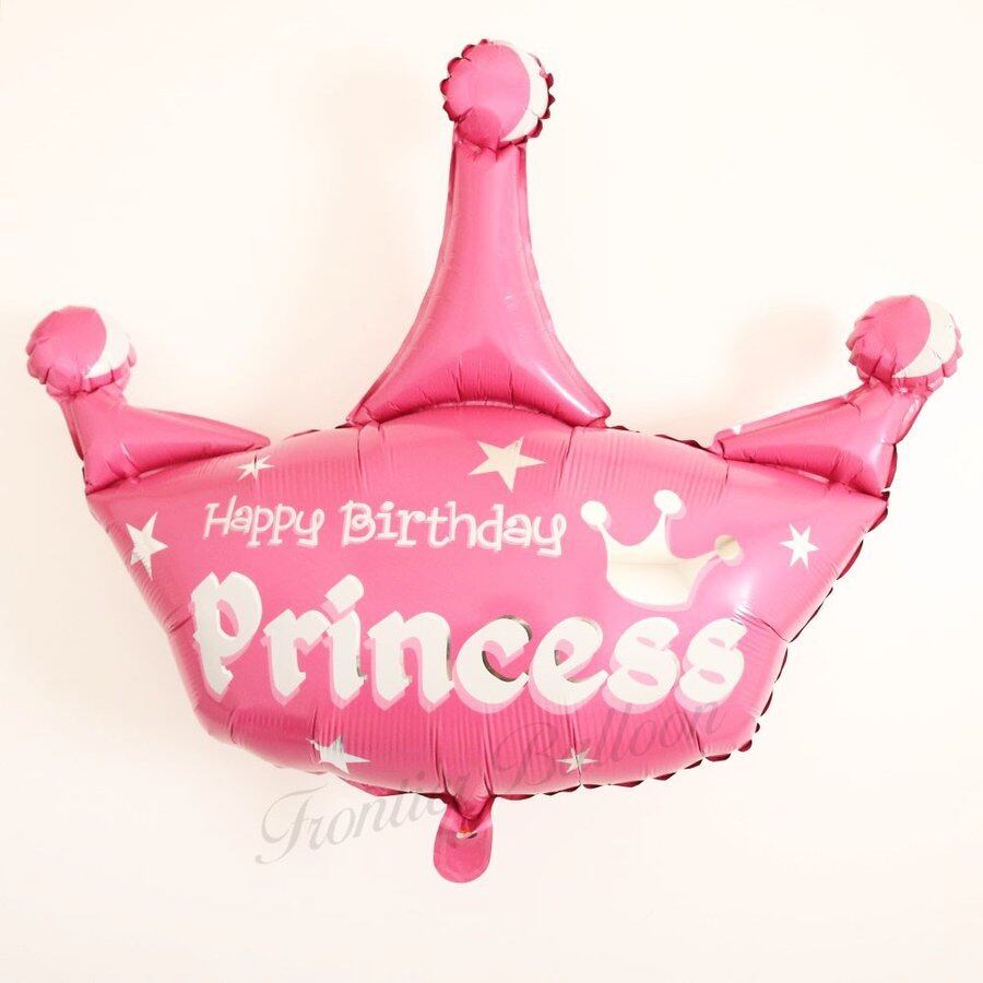 誕生日 クラウン プリンセス 風船 バルーン 女の子 ピンク 誕生日 王冠 風船 クラウン バルーン 特大 1歳 2歳 3歳 おしゃれ サプライズ ピンク デコレーション パーティー クラブ 犬 ぺたんこ配送 Db 004 幸せを運ぶ風船shopフロンティアバルーン