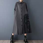 アシンメトリー フリルデザイン ワンピース 60047