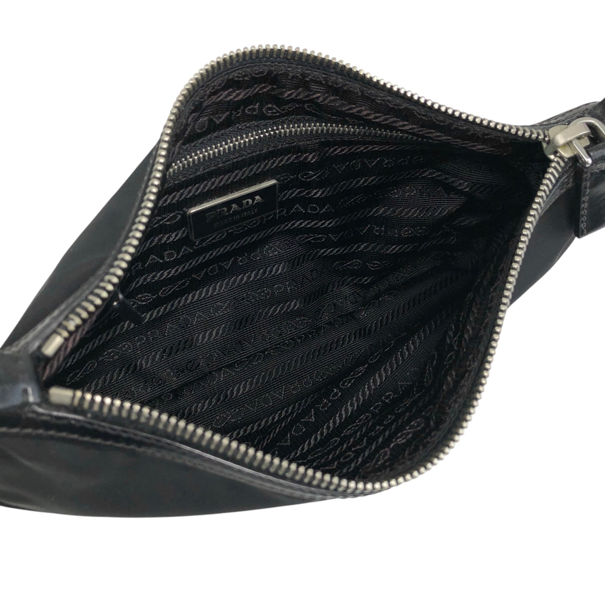PRADA プラダ ショルダーバッグ ブラック トライアングルロゴ PVC