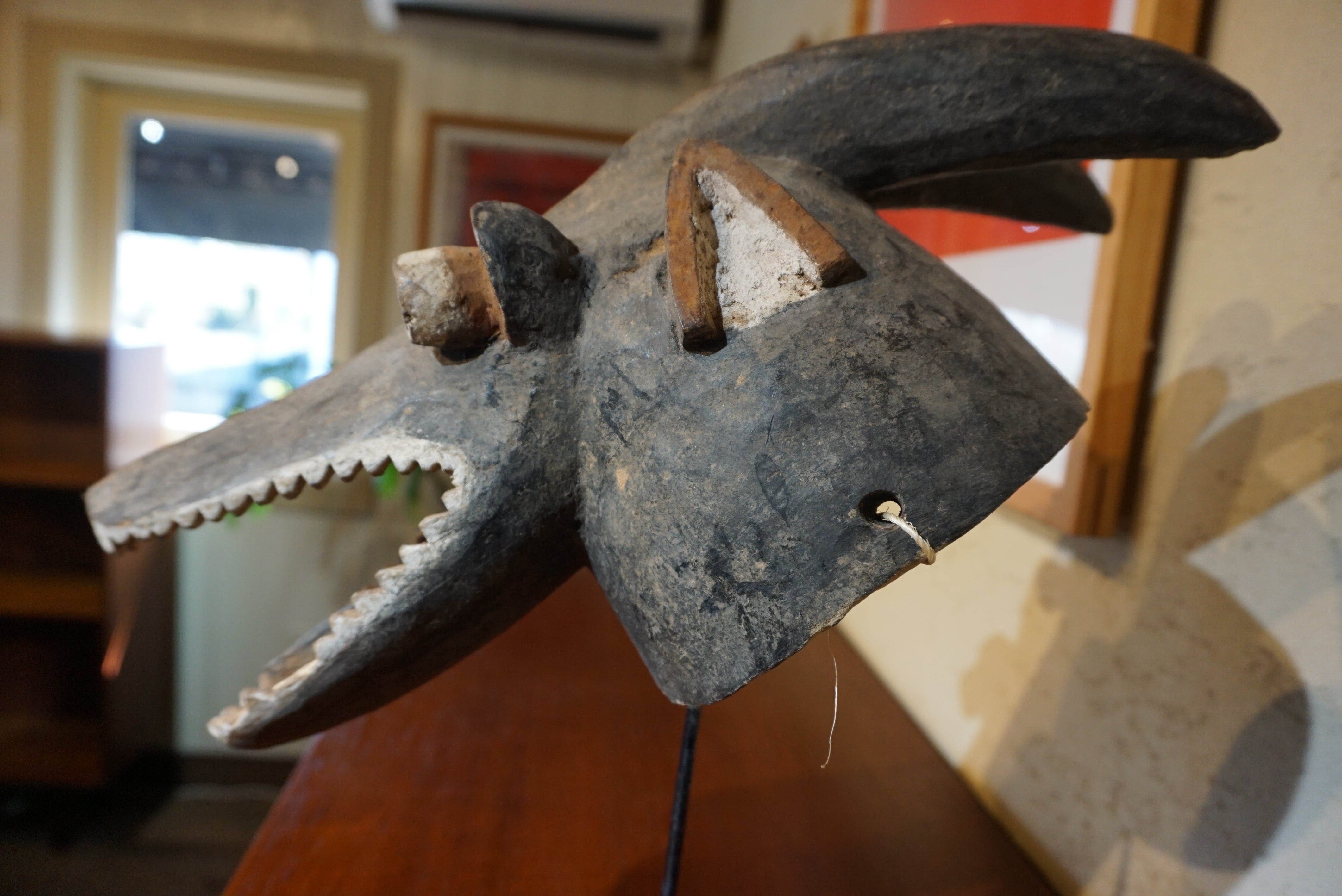 アフリカ エチオピア アフリカンマスク スタンド式オブジェ | 575select