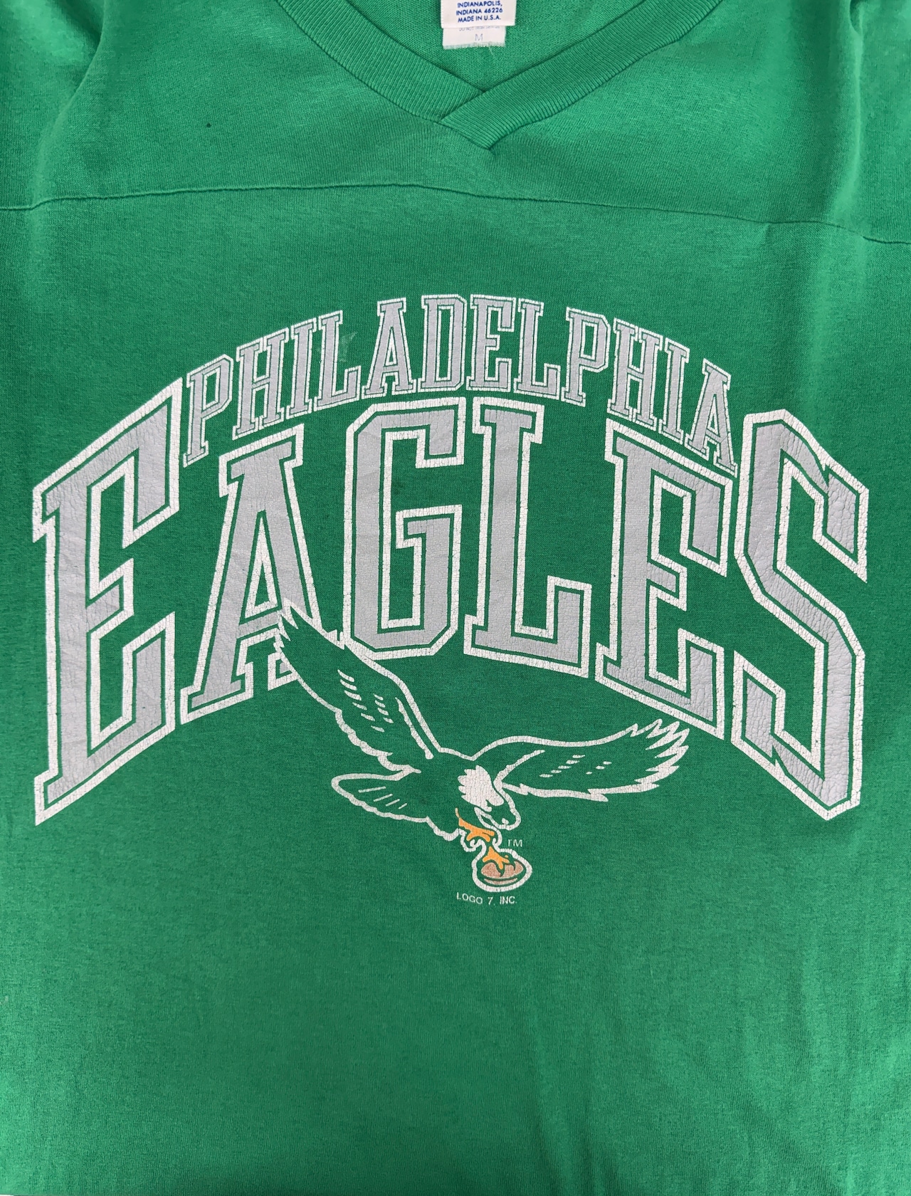 90s Philadelphia Eagles / LOGO 7 made in usa・画像4