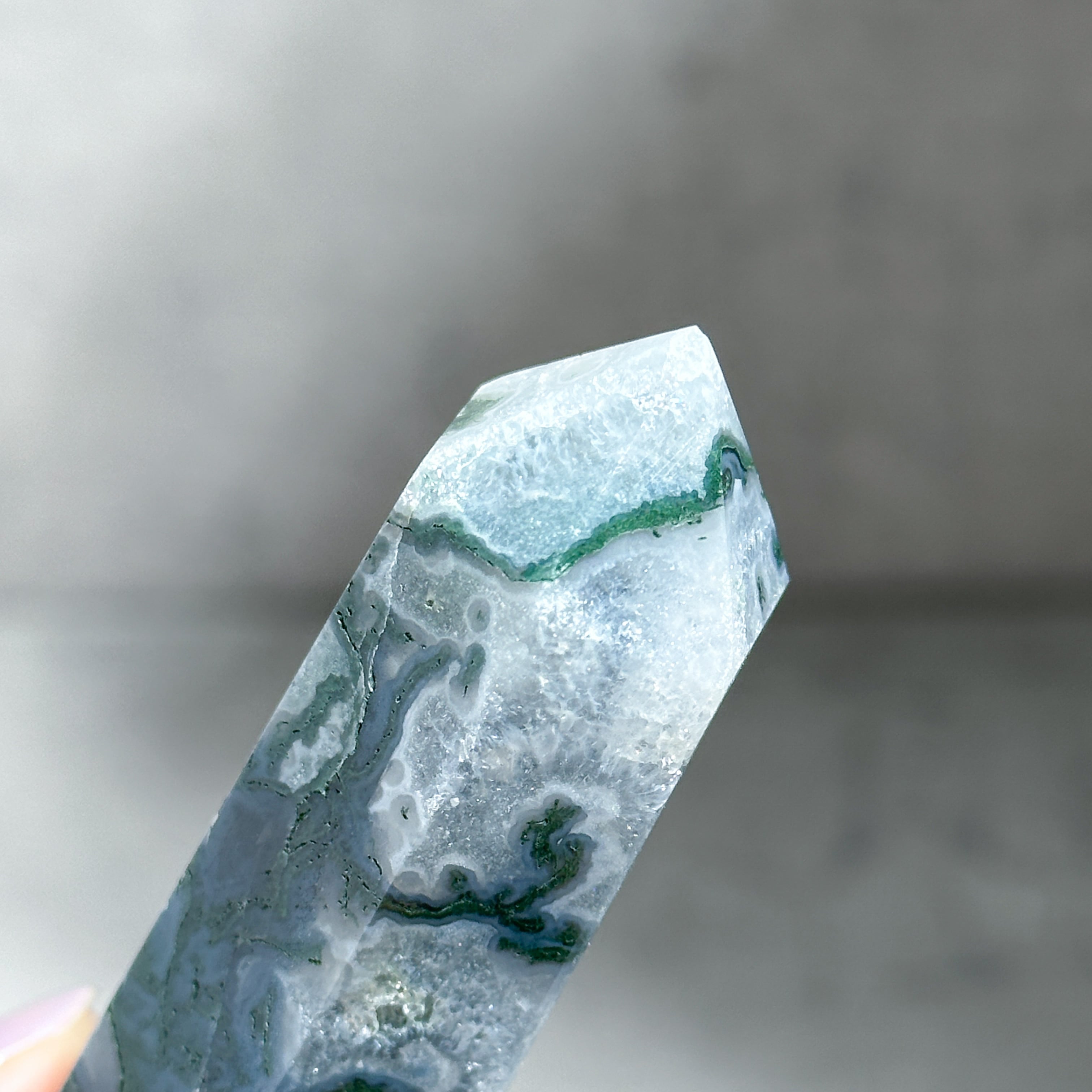 モスアゲート タワー33◇ Moss Agate ◇天然石・鉱物