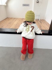 〖取寄〗韓国子供服 / 26winter / Digreen / ビビボンネット / キッズ / 冬服 *onesize*
