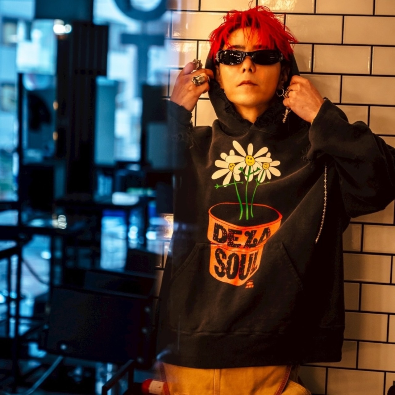 【SAINT Mxxxxxx】A-STMICHAM25120SM-HR1-0000-C19/DLS_HOODIE/DE LA SOUL/BLACK - 8