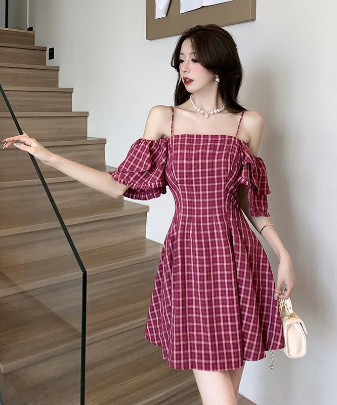 ミニドレス 新作 着痩せ 高見え かわいい YT2-ZED882335GT647