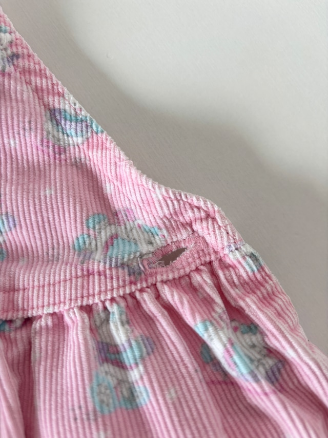 【3T相当・vintage】USA製 シロクマコーデュロイオーバーオール