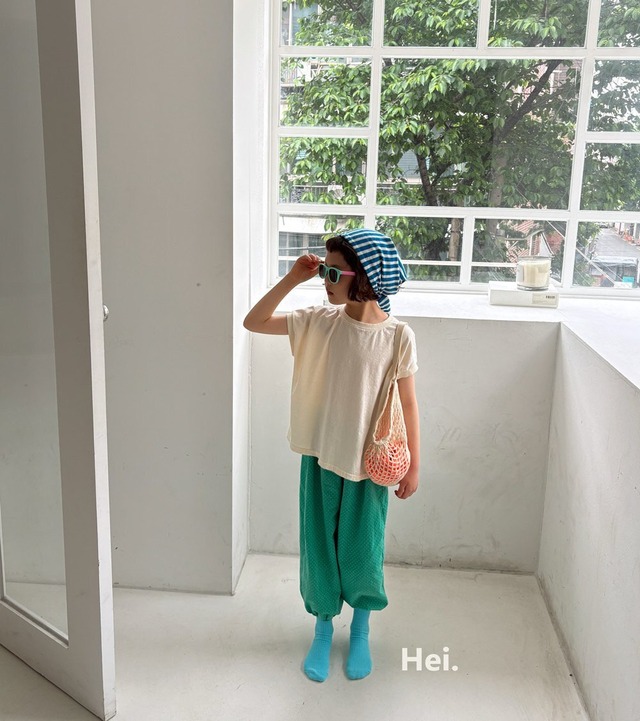 ラスト1点◆102-110 デイリーカラーTシャツ-Hei.