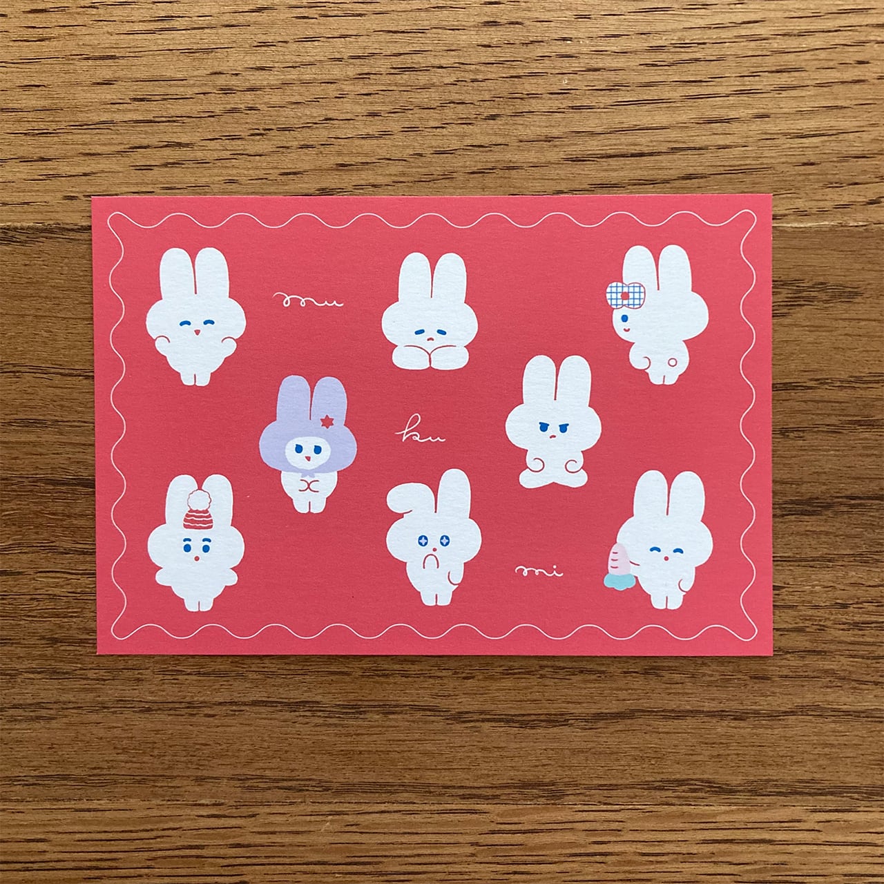 ポストカード　「むくみちゃんだよ」
