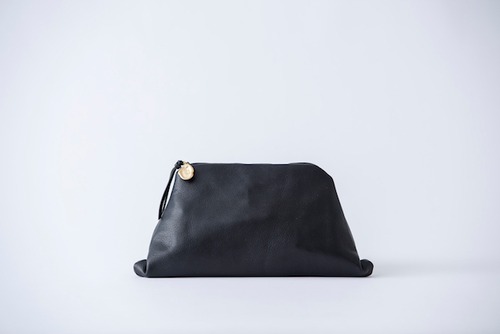 (WEB限定)  NEJIRI：clutch bag. black